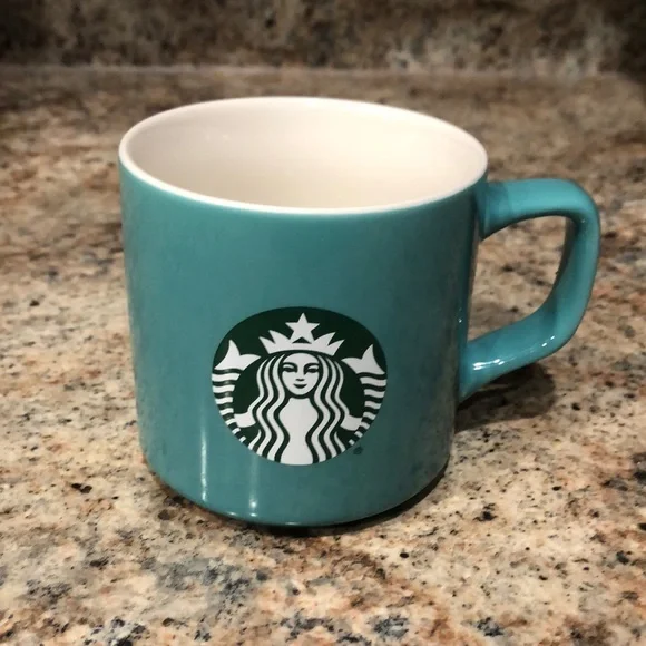 Starbucks 2021 Teal 11oz coffee mug - Picture 1 of 4